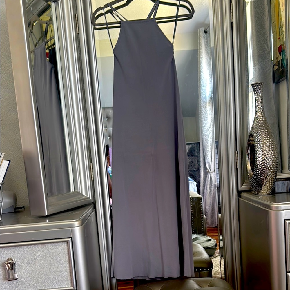 Elegant Gray Women's Dress